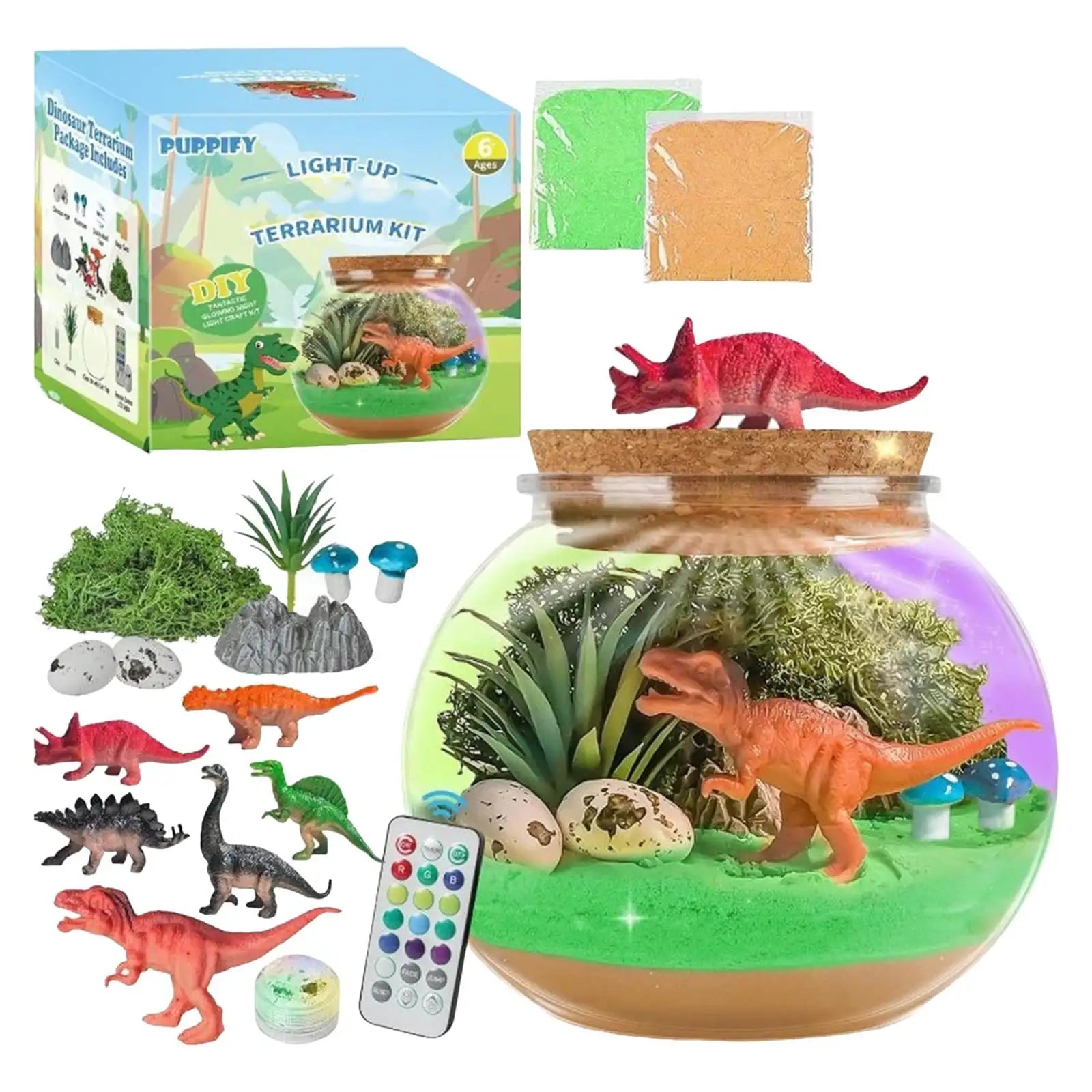 Drömljuset Terrarium™ - Lått ditt barn somna tryggt, utan rädsla och oro
